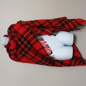 Faribo wrap blanket scarf wool blend women one size